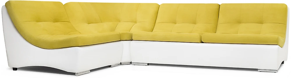 угловой диван для детской Монреаль-2 Плюш Yellow