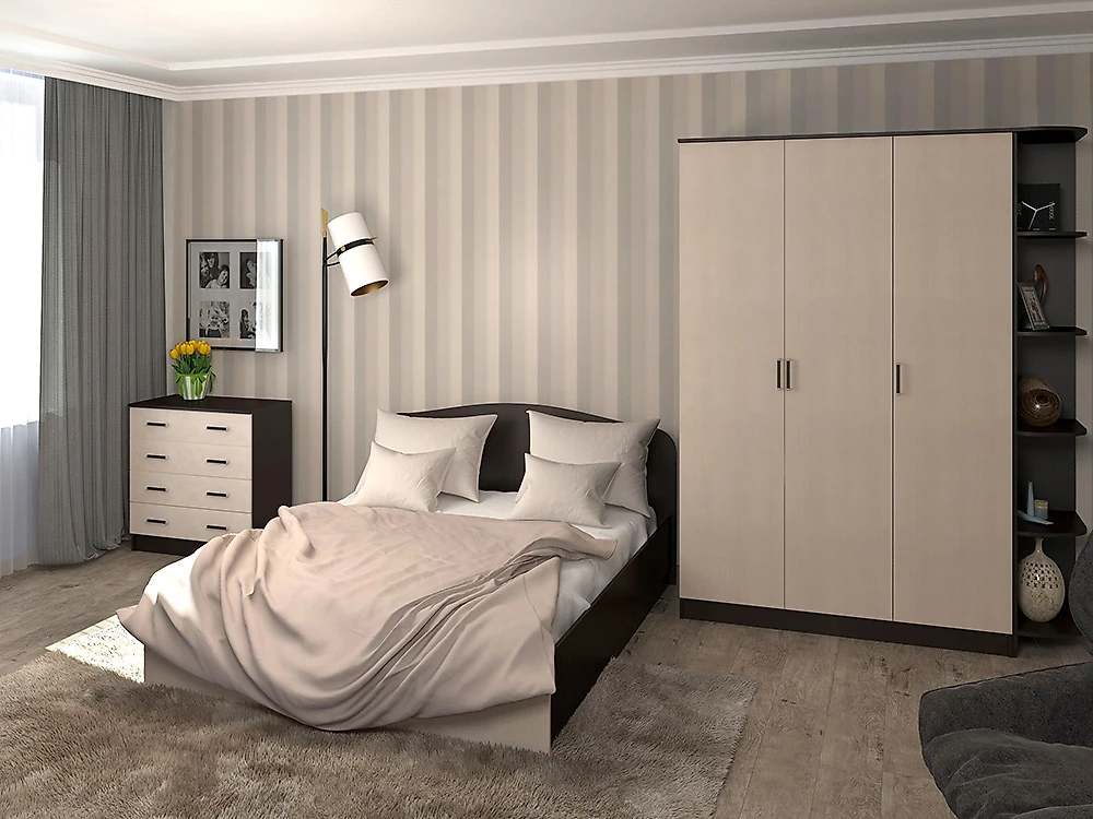 Модульная спальня  Тавла-15 Л Дизайн-1