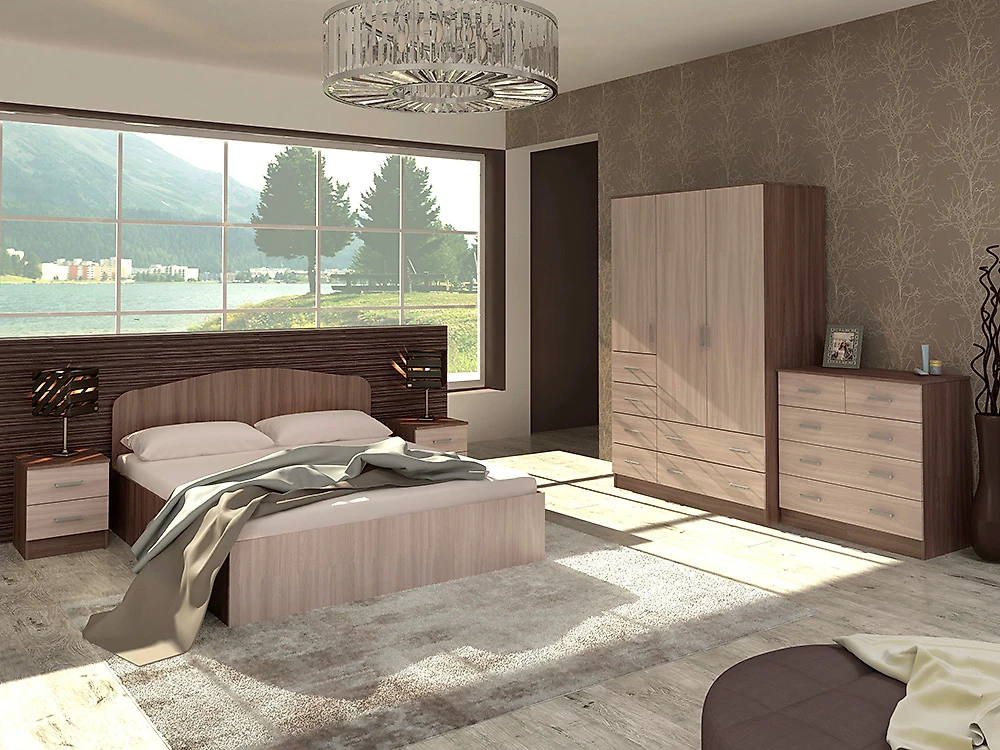 Модульная спальня  Тавла-11 Л Дизайн-2