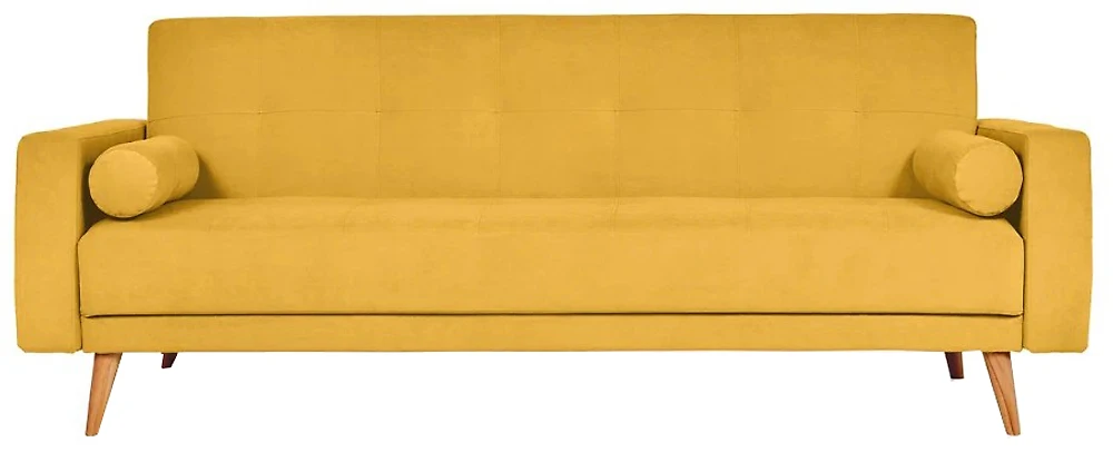 Прямой диван из велюра  Сэлвик трехместный Дизайн 1