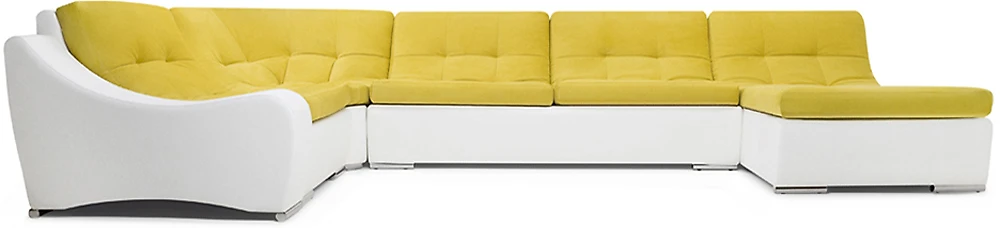угловой диван для детской Монреаль-3 Плюш Yellow