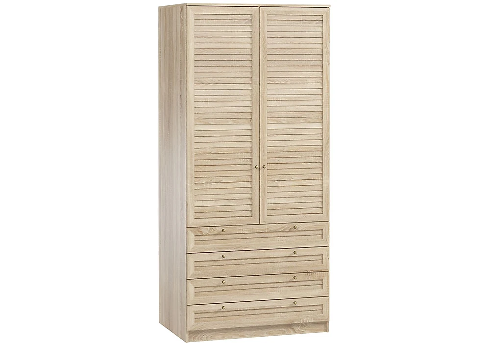 Шкаф в спальню с распашными дверьми Кантри 2.4 (Мини) Дизайн-2