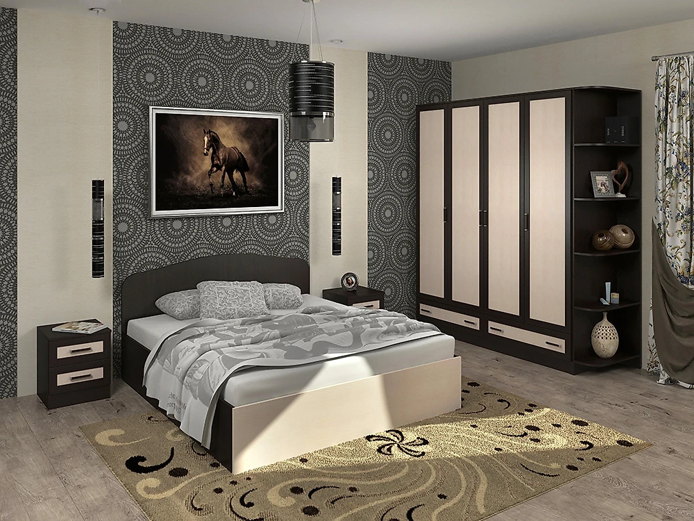 Модульная спальня  Тавла-8 М Дизайн-1