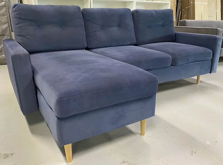 диван для сна Динс Velvet Navy Blue арт. 02001396460