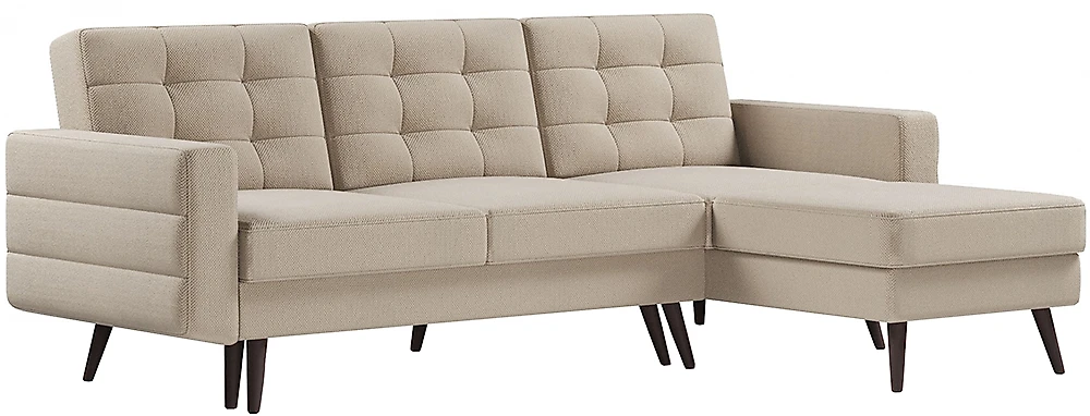 Угловой диван с подушками Сидней Беж