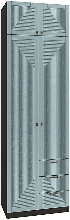 Шкаф с антресолью распашной Фараон Д-10 Дизайн-3