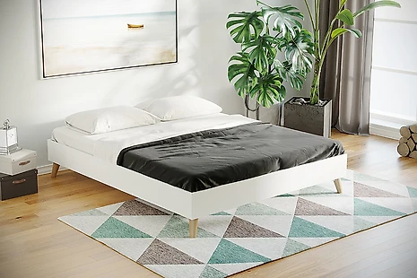 Двуспальная кровать с матрасом в комплекте Дарлайн-160 с матрасом