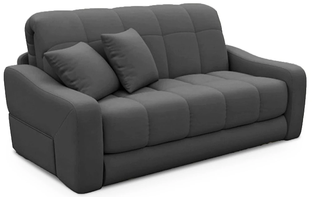 Прямой диван серого цвета Корал 155 (510451)