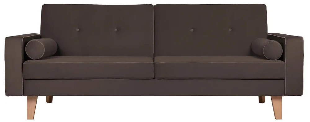 Коричневый диван Свэн трехместный Дизайн 1