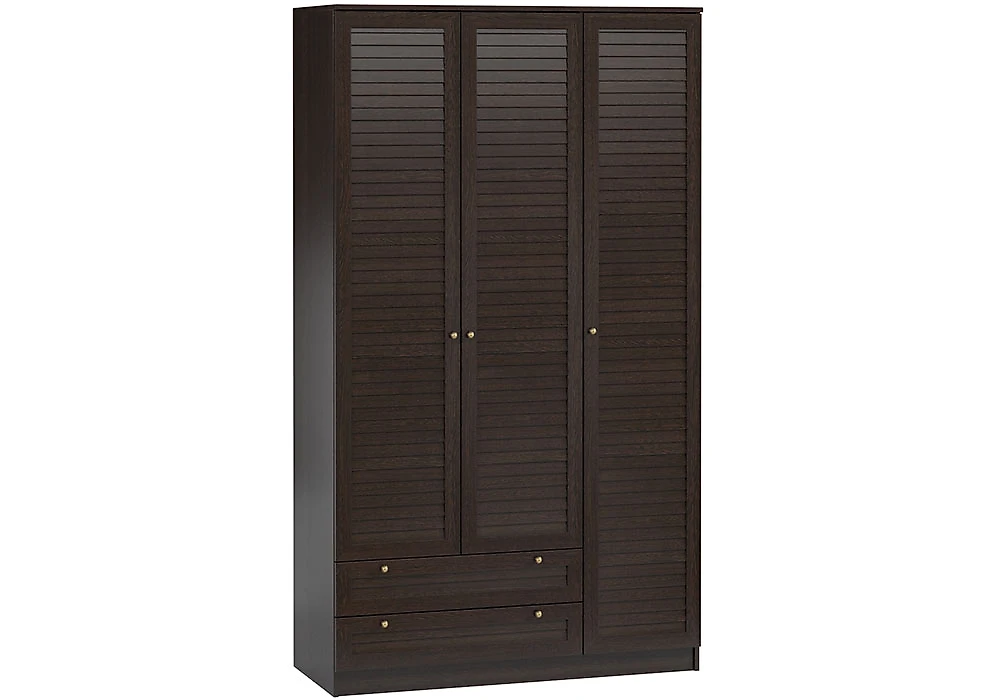 Шкаф в спальню с распашными дверьми Кантри-3-120-210 Дизайн-1