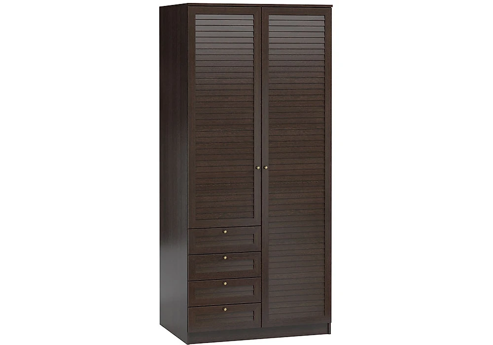 Шкаф в спальню с распашными дверьми Кантри 2.8 (Мини) Дизайн-2