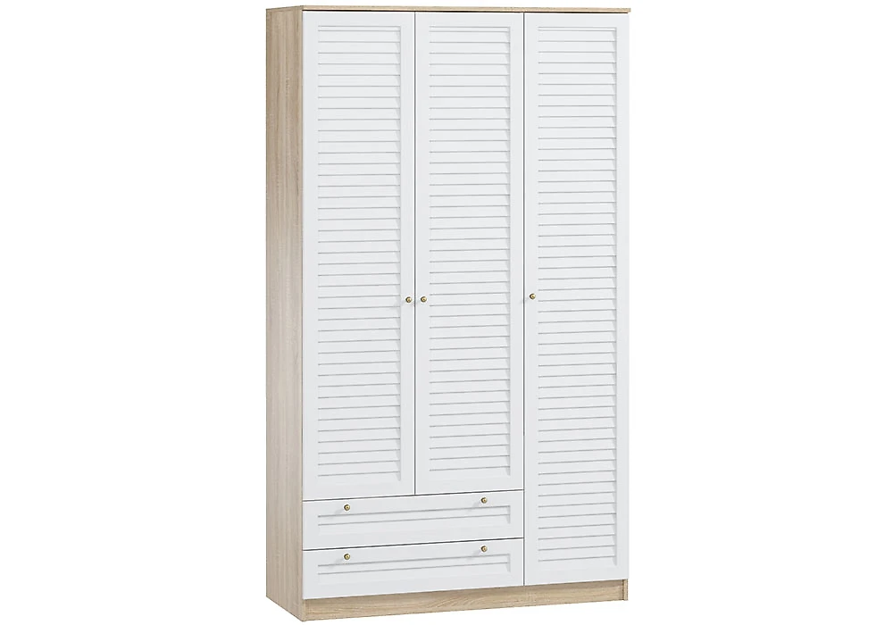 Шкаф с распашными дверями Кантри-3-120-210 Дизайн-2