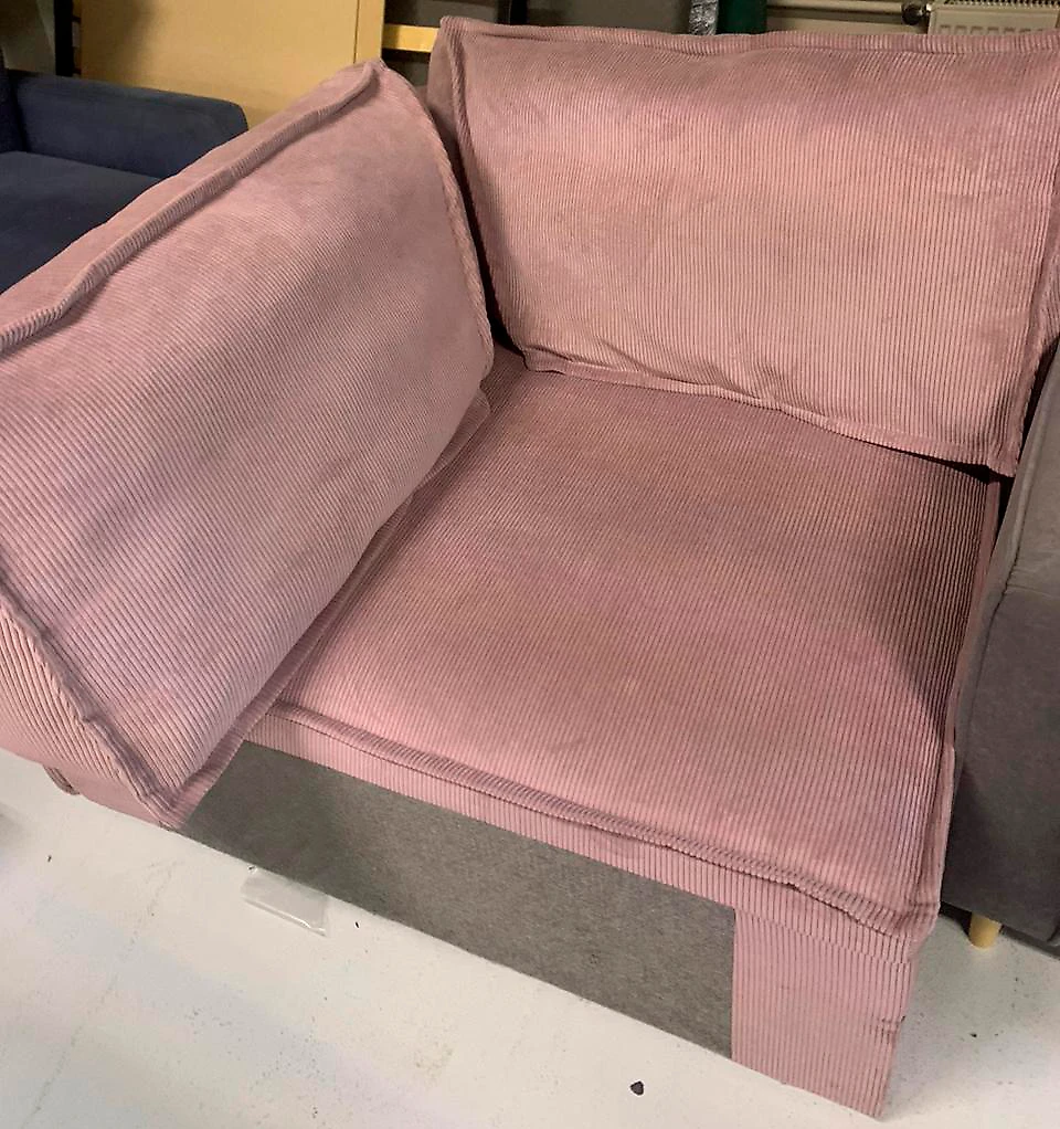 Угловое кресло Этен Vertical Pink арт. KZ000001367