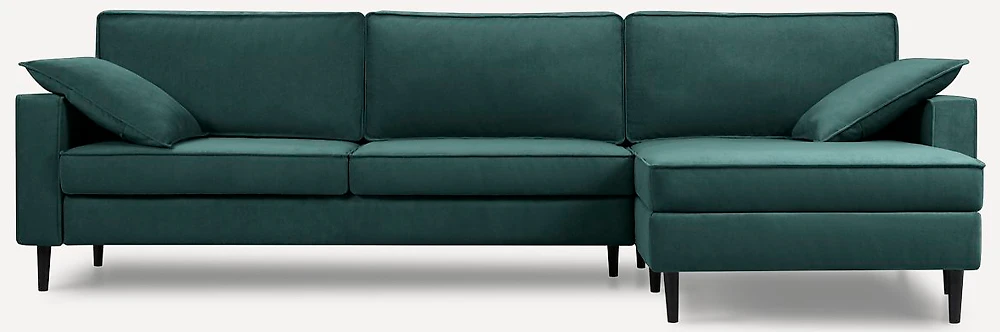 Угловой диван длиной 300 см Дисент-2 Velvet Emerald арт. 2001938467